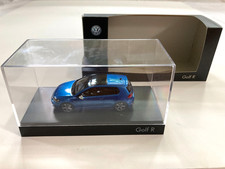 VW Golf R Mk7 1:43 Scale Model by Spark, 3 door body, Lapiz Blue, in box