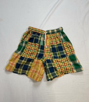 Vintage Susan Bristol Y2K Madras Plaid Shorts M Fairycore Kidcore Cottage Preppy