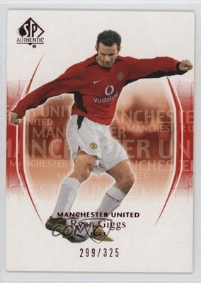 2004 SP Authentic Manchester United Red /325 Ryan Giggs #41 0dj8
