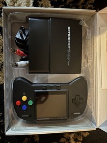 New in Box RetroDuo Portable V2.0 Handheld System Portable SNES w/ Adaptor