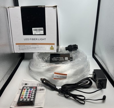 AKEPO 16W Fiber Optic Lights, Light Kit APP/Remote Control  550pcs 0.75mm/13.1ft