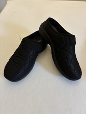 Easy Spirit Women  s Black Willowy 2 Slip-On Mules Size 8.5 Wide, Brand New