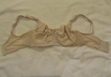 Bali Bra 34D Light Beige Underwire 180 "Flower Bali" Fair Condition