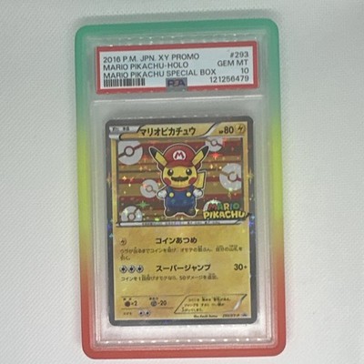 Pokémon XY-P Promo Mario Pikachu Holo #293/XY-P PSA 10 2016