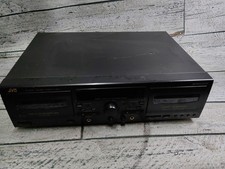 JVC TD-W318 Double Cassette Deck Auto Reverse Dolby Dual Tape Working