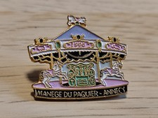Pin's Manege Du Pâquier Carrousel Annecy