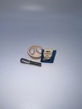 Miniature dollhouse kitchen items