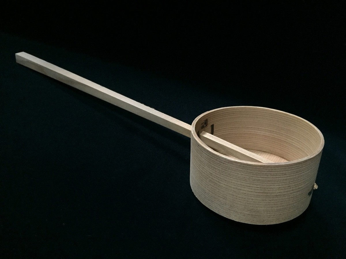 水月・茶器 U1588 Japanese Wooden Ladle HISHAKU Vintage Tea ceremony
