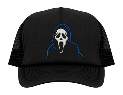 Ghostface Cape and Mask Embroidered Logo Trucker Hat
