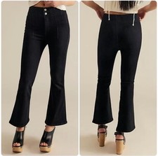 We The Free Jayde crop flare jeans 26 Black
