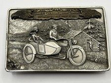 1985 Harley Davidson Belt Buckle Brookfield Collectors Guild No. 70 Of 3000