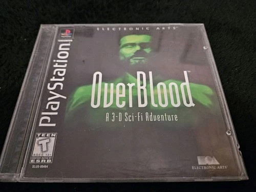 OverBlood (Sony PlayStation 1, 1997) CIB-NM Disc- NO Scratches- Tested- Sci-Fi