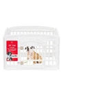 Iris Usa 24 4-Panel Dog Door 35 X 35 X 24 Puppy Dog Play Pen Indoors Pet Fence