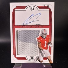 2025 National Treasures College Silhouettes Signatures Quinshon Judkins #109 /99