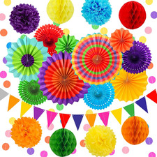 Colorful Birthday Decorations Mexican Fiesta Party Decorations Supplies