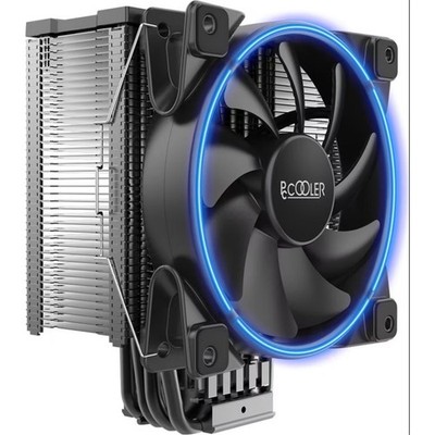Pccooler GI-X6B V2 CPU-Kühler in Blau - Kühlset - 12 cm - 1800 RPM - 65 cfm - Bl