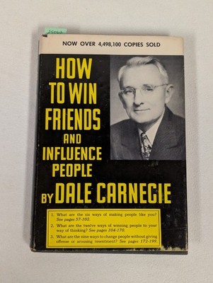 How To Win Friends And Influence People Dale Carnegie ~ Vtg HCDJ 1936 95th Print