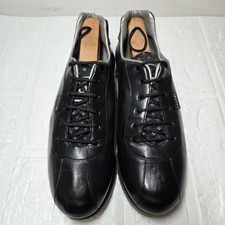 CHANEL Leather Sneakers Size 37/JP 24cm Black Coco Mark From Japan 147965K Auth