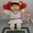 Vintage Cabbage Patch 1978/1982  Red Hair Green Eyes Dimple Adoption  Paper READ