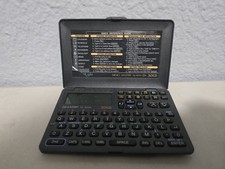Sharp Electronic Organizer EL-6590B Backlight Memo Master 32KB Memory - Untested