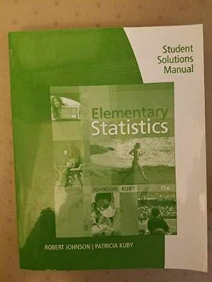 Student Solutions Manual for - Paperback, by Johnson Robert R. - Very Good