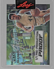 2025 Leaf Metal Signature Series 1/1 Pre-Production Proof George Gervin
