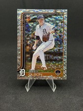 2025 Topps Series 1 - Reese Olson #224 Silver Cracked Foilboard