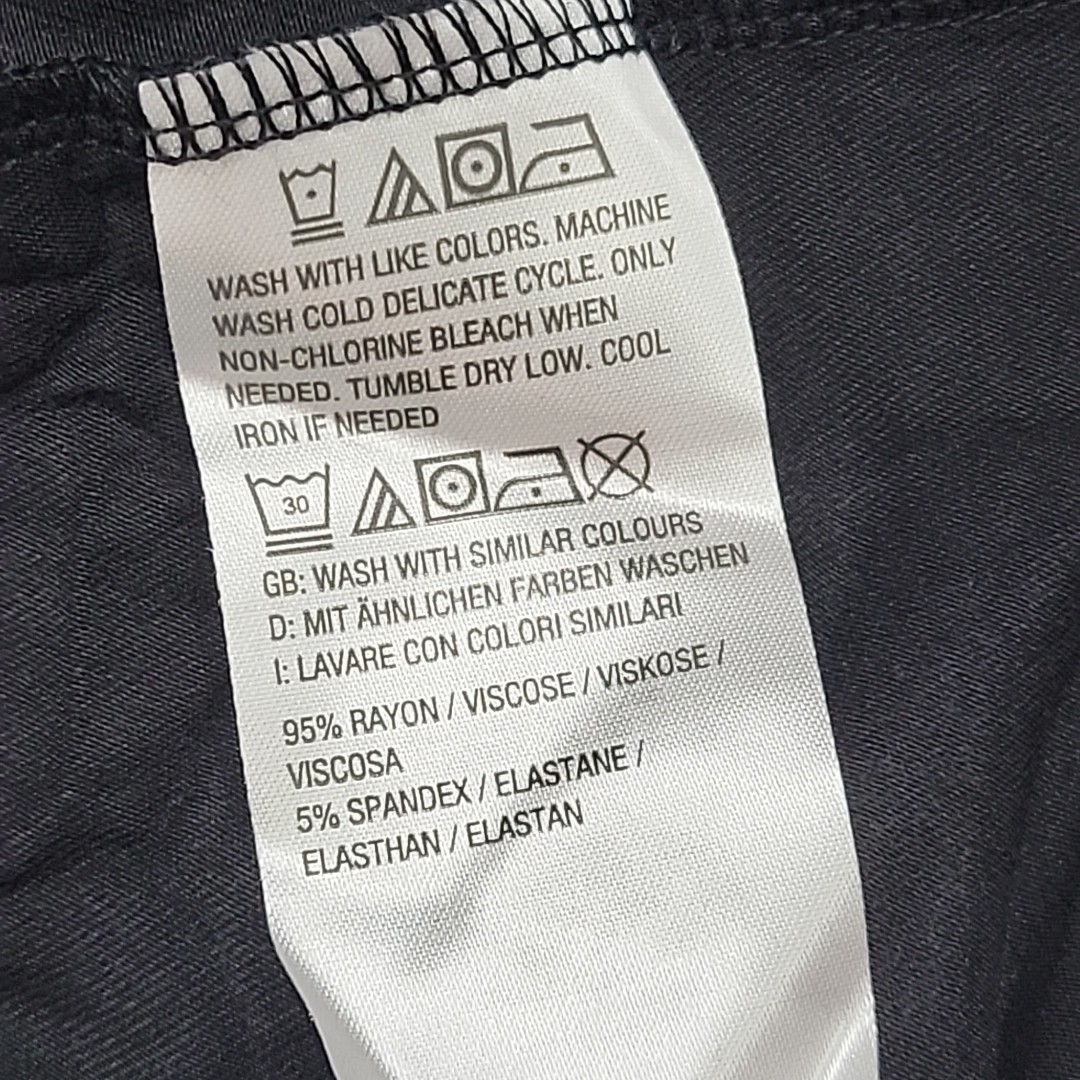 Womens Jersey Tiered Maxi Dress with Pockets Small Size Black