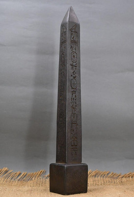 Authentic Ancient Egyptian Antique Rare King Senusert Obelisk Figurine BC