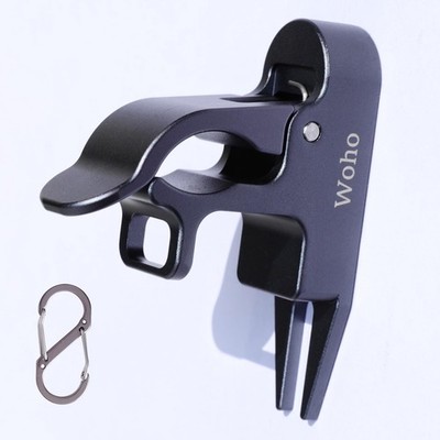 Woho Magnetic Golf Cart Cigar Holder for 30-60 Rings, Aluminum Alloy Gray 