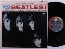 BEATLES Meet The Beatles! CAPITOL LP stereo y