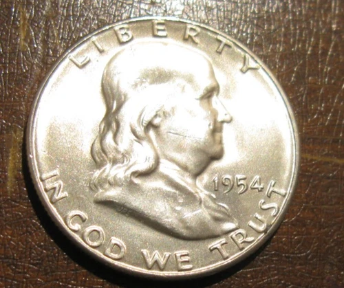 BU 1954-S FRANKLIN HALF DOLLAR
