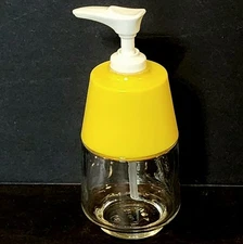 Vintage Gemco USA Glass Syrup Soap Ketchup Mustard Dispensers