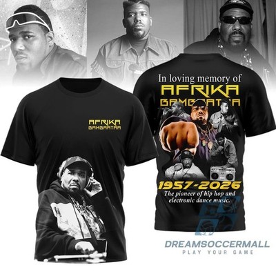 Afrika Bambaataa In Loving Memory 1957-2026 AOP T-Shirt PP3135