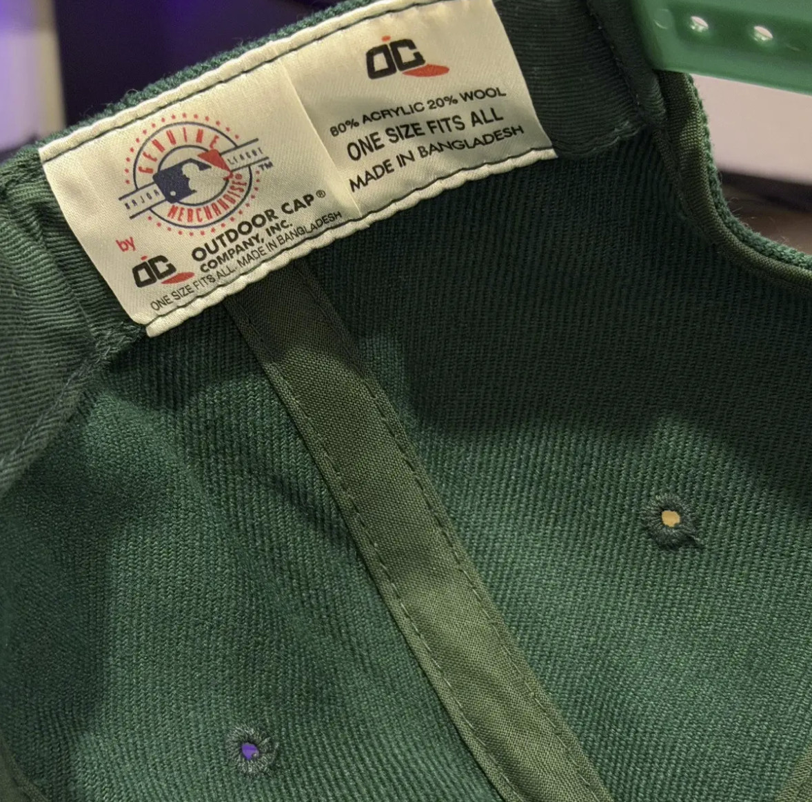 1991 Twins Enterprise "Oakland Athletics" Snapback - OS