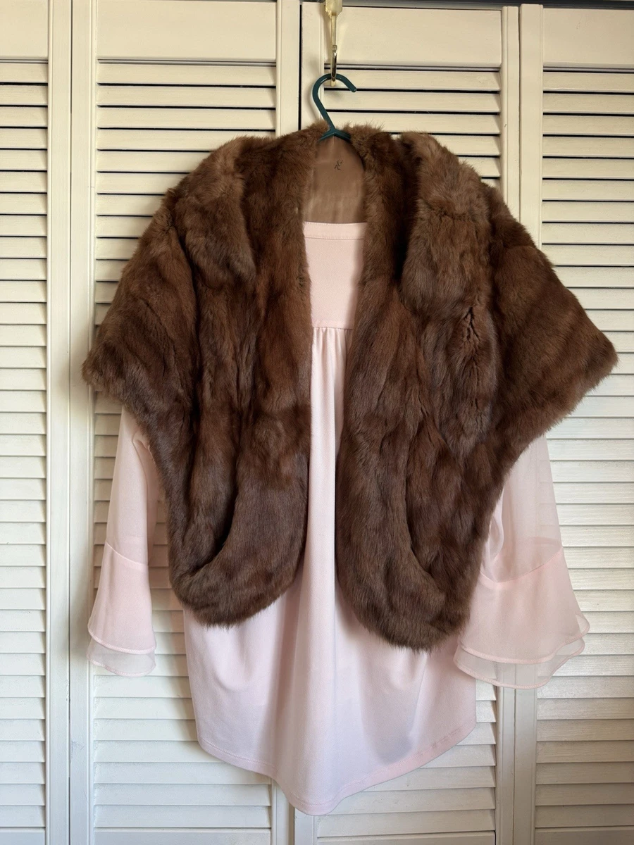 Rabbit Fur Stole Vintage Scarves & Wraps for sale - eBay