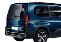 Kofferraumleiste FüR Peugeot Partner Rifter Edelstahl Heckklappenleiste Ab 2019
