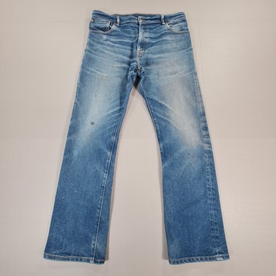 Levis 517 Jeans Herren Blau W36 L32 Bootcut Leg Zip Fly Robust Denim