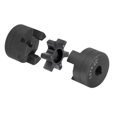 1/2'' to 3/4''L075 Flexible 3-Piece L-Jaw Coupling Coupler Set