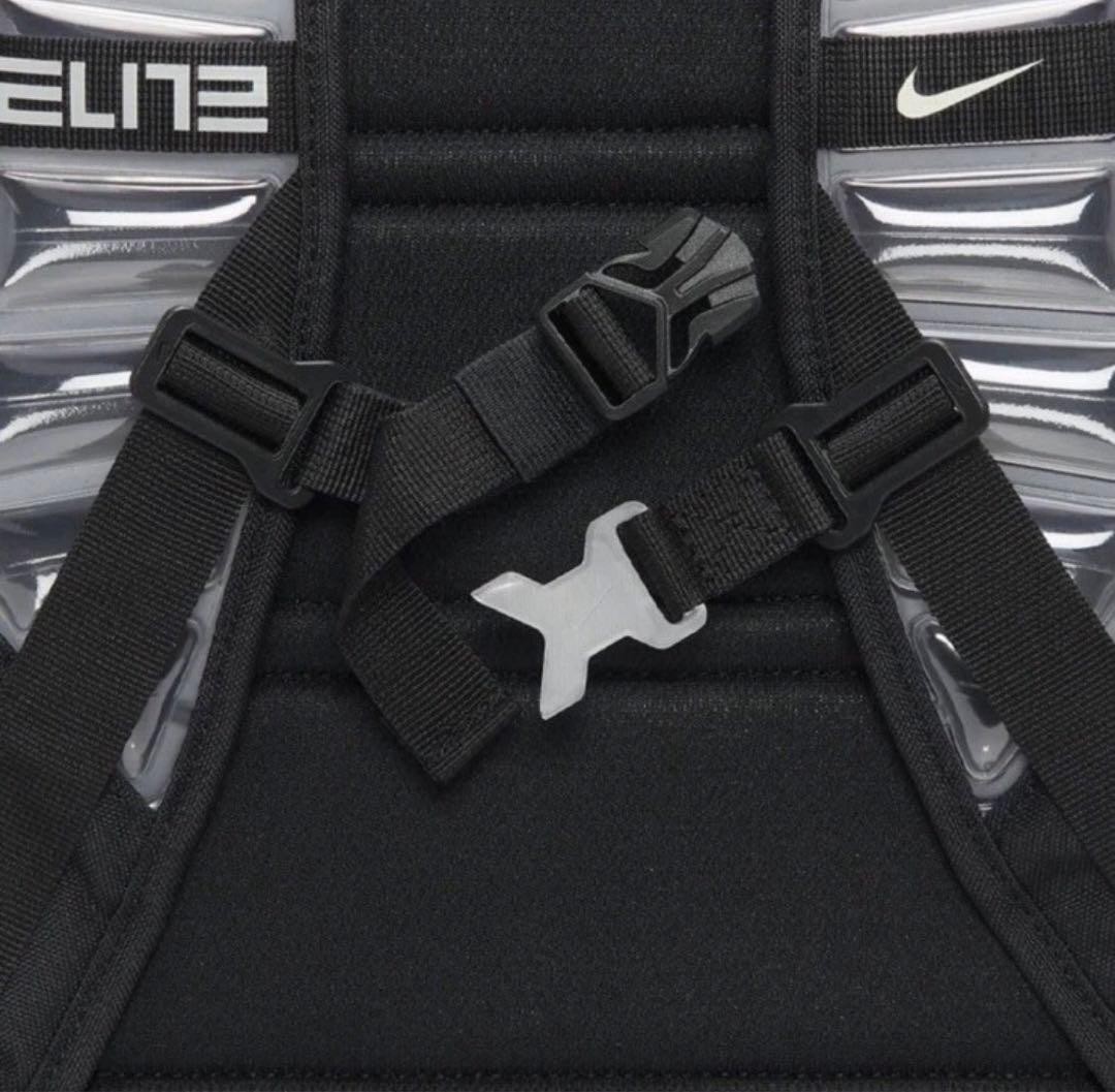 Nike Elite Basketball Backpack Zebra Print Black White Padded Shoulder Straps