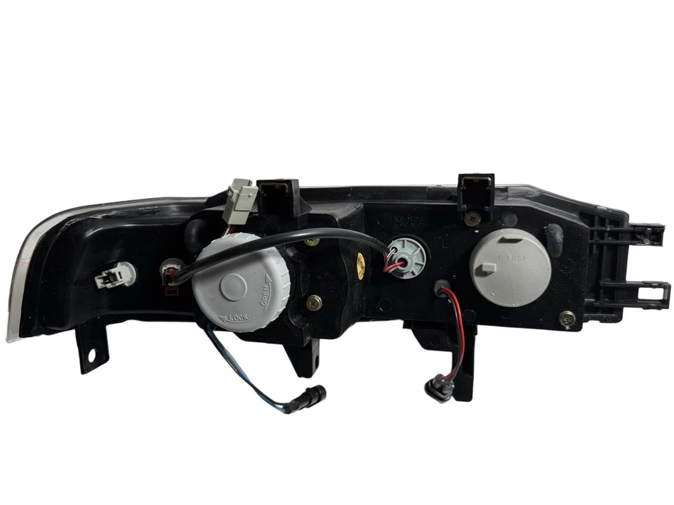 For 90-93 Honda Accord Sedan Black Housing Projector Left Front Headlight Assy - Image 3 of 4