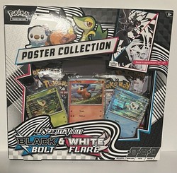 Pokémon TCG Scarlet & Violet 10.5 Black Bolt & White Flare Unova Poster Collection
