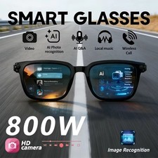 AI Smart Glasses 2026 HD Camera Video Recording Translation Bluetooth Photochrom