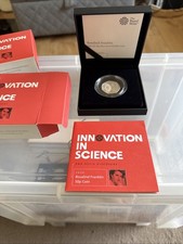 2020 Achievements of Rosalind Franklin Silver Proof (Piedfort) 50p Coin