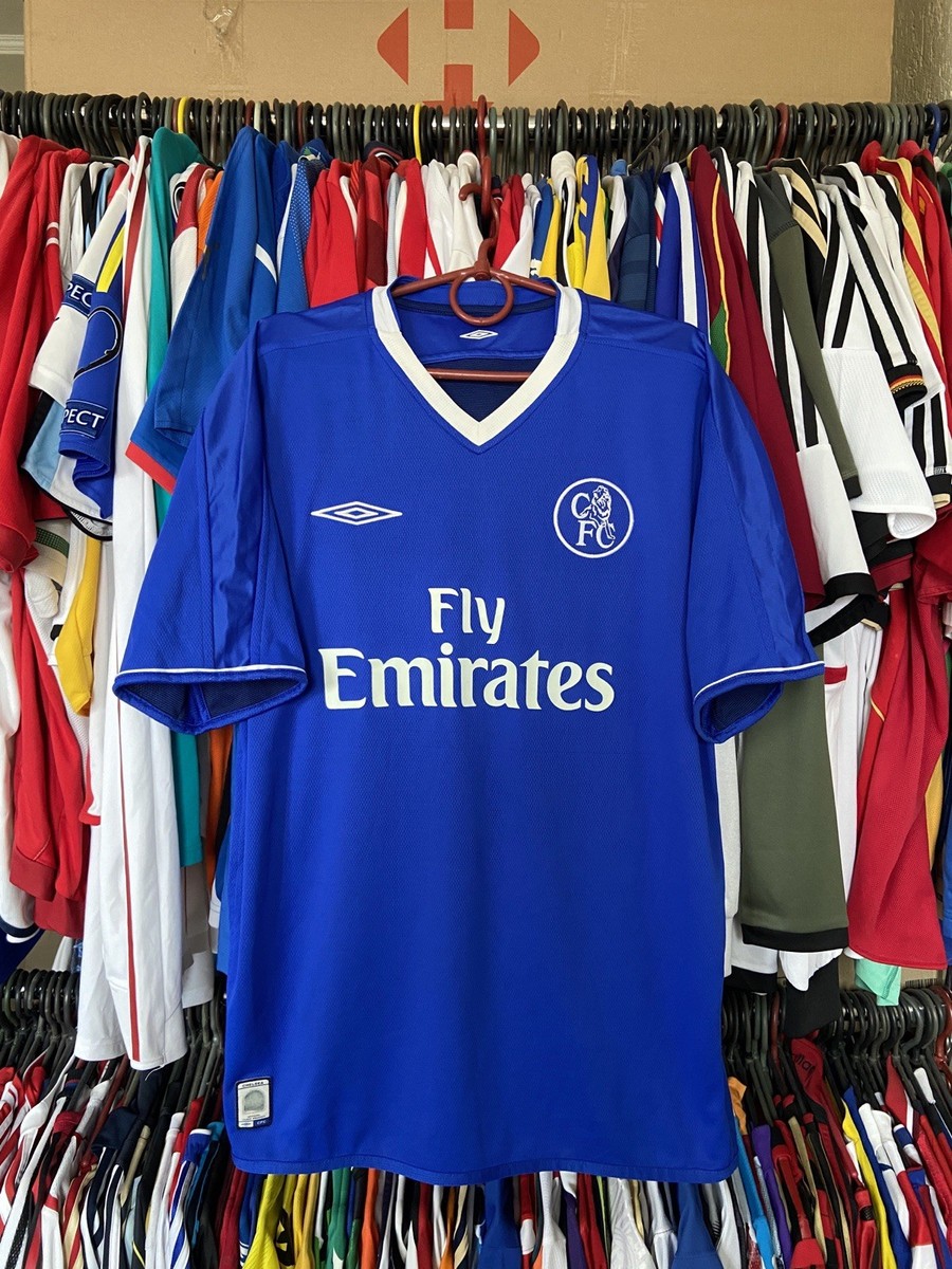 CHELSEA 2003 2004 2005 HOME FOOTBALL SHIRT SOCCER JERSEY UMBRO sz