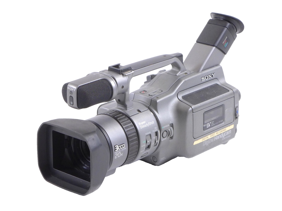S SONY DCR-VX1000 ビデオカメラ 3CCD ミニDV Sony DCR-VX1000 Mini Dv Video Camcorder Vx1000 Tested Works Well
