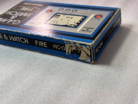 Game & Watch Fire Handheld Excellent Screen Tested Nintendo
