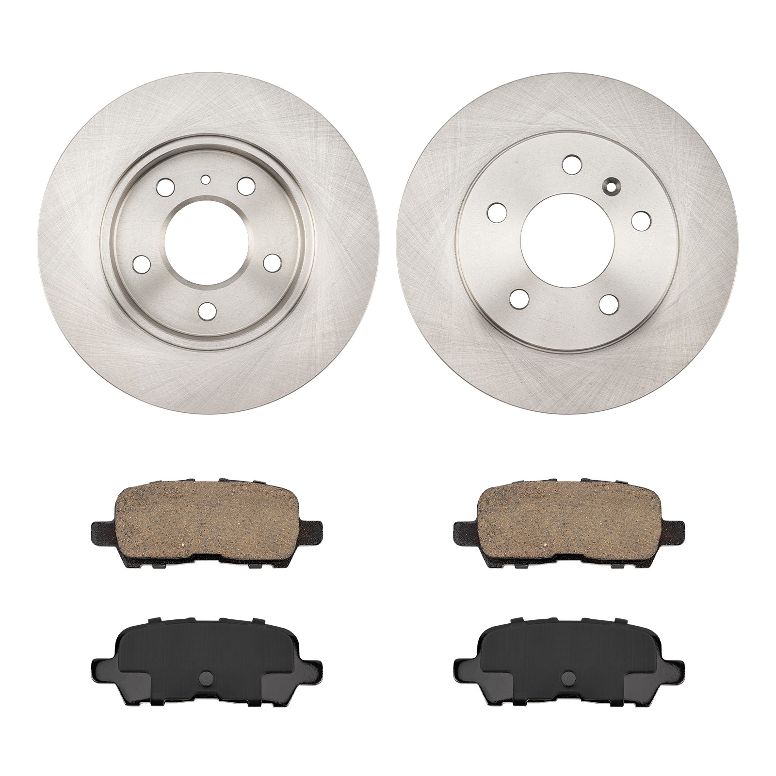 Rear Brake Kit Ceramic Pads Rust Preventive For 2011-2013 Chevy Impala R55085BK