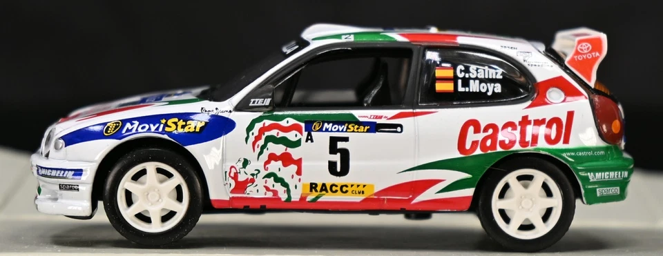 Toyota Corolla WRC #5 1998 World Rally Sainz Moya 1:43 Schuco Junior Line - Image 3 of 4