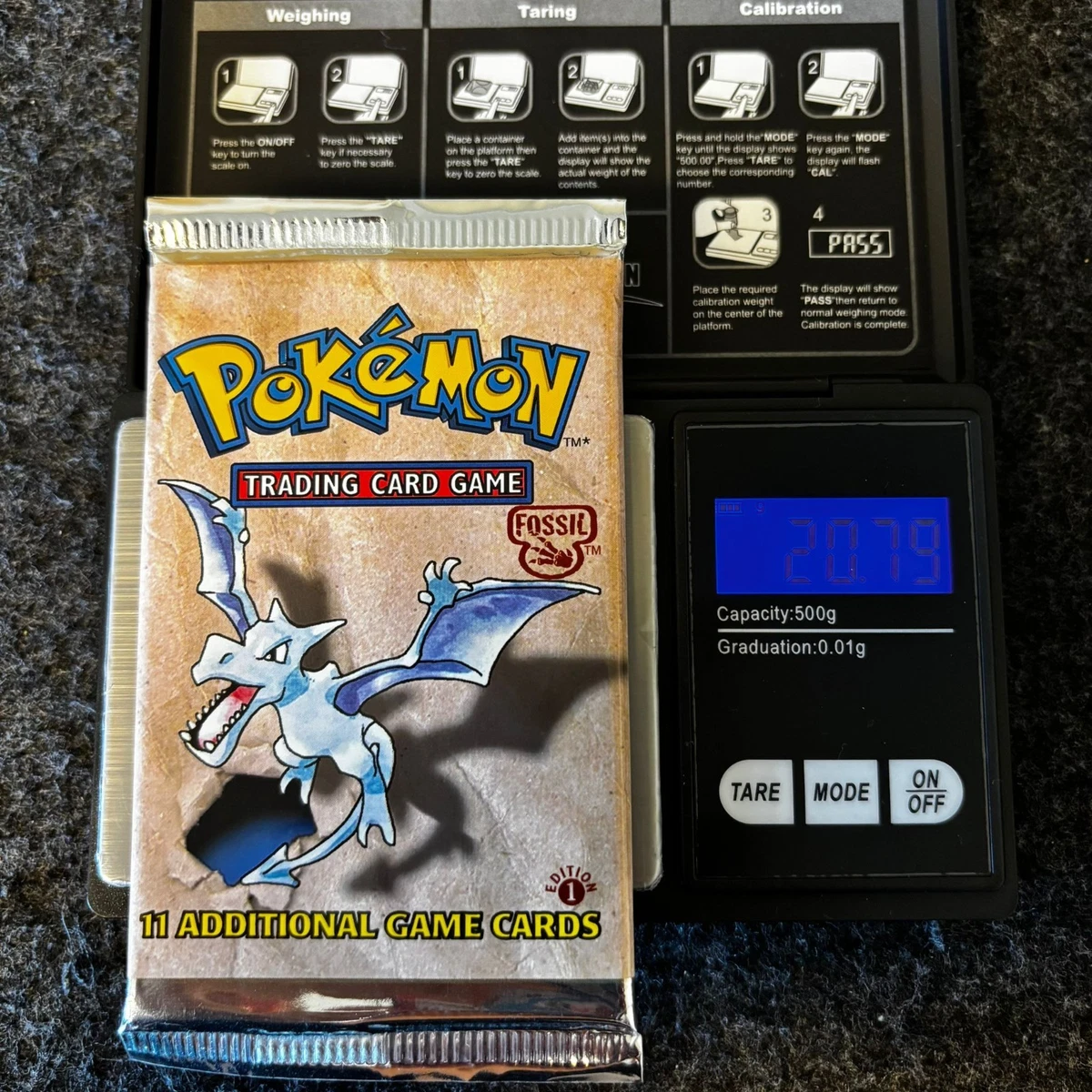 Pokémon TCG Fossil Sealed Collectible Card Game Boxes in English